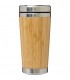 Vaso con aislamiento y exterior de bambú de 450 ml “Bambus”