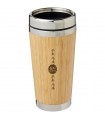 Vaso con aislamiento y exterior de bambú de 450 ml “Bambus”