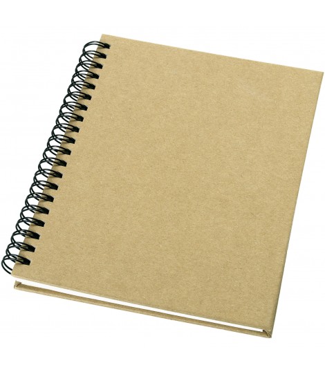 Libreta de papel reciclado con espiral Mendel