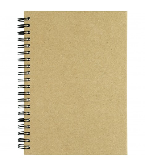 Libreta de papel reciclado con espiral Mendel