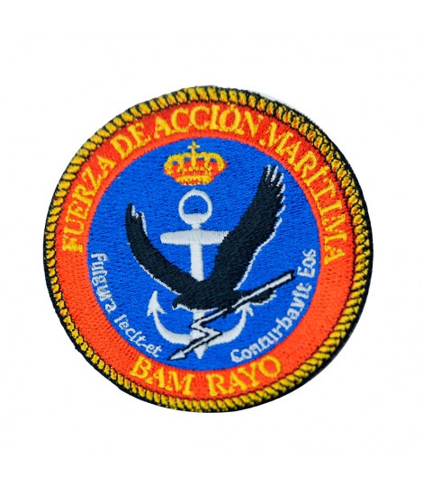 Parches bordado BAM RAYO