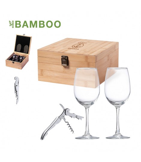 Set de vino en estuche