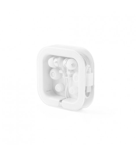 PRESLEY Auriculares de ABS reciclado con microfono incorporado
