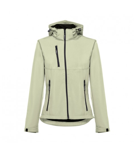 THC ZAGREB WOMEN Chaqueta softshell para mujer con capucha removible