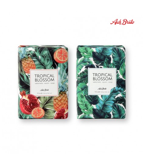 TROPICAL BLOSSOM Jabones enriquecidos con aceite de oliva 160g