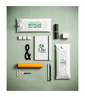 MILKY Bloc de notas A5 hecho con cartones de leche reciclados