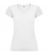 Camiseta de cuello de pico de manga corta para mujer Victoria