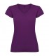 Camiseta de cuello de pico de manga corta para mujer Victoria