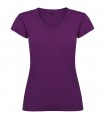 Camiseta de cuello de pico de manga corta para mujer Victoria