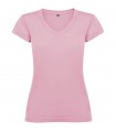 Camiseta de cuello de pico de manga corta para mujer Victoria