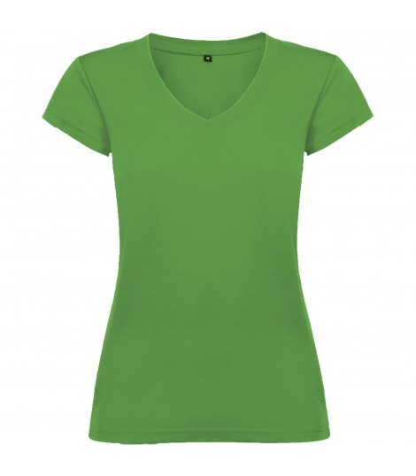 Camiseta de cuello de pico de manga corta para mujer Victoria
