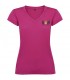 Camiseta de cuello de pico de manga corta para mujer Victoria