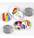 Pins, chapas, insignias de diversidad