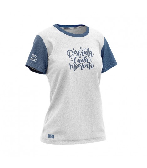 Camiseta chica cuello redondo manga corta