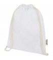 Bolsa con cordon de algodon reciclado GRS de 140 g m Oregon