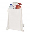 Bolsa con cordon de algodon reciclado GRS de 140 g m Oregon