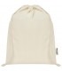 Bolsa con cordon de algodon reciclado GRS de 140 g m Oregon