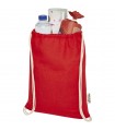 Bolsa con cordon de algodon reciclado GRS de 140 g m Oregon
