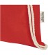 Bolsa con cordon de algodon reciclado GRS de 140 g m Oregon