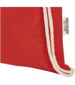 Bolsa con cordon de algodon reciclado GRS de 140 g m Oregon