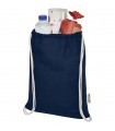 Bolsa con cordon de algodon reciclado GRS de 140 g m Oregon