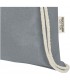 Bolsa con cordon de algodon reciclado GRS de 140 g m Oregon