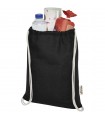 Bolsa con cordon de algodon reciclado GRS de 140 g m Oregon