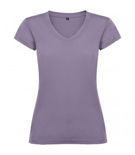 Camiseta de cuello de pico de manga corta para mujer Victoria