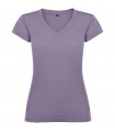 Camiseta de cuello de pico de manga corta para mujer Victoria