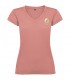 Camiseta de cuello de pico de manga corta para mujer Victoria