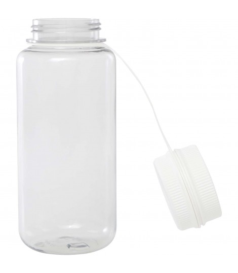 Botella deportiva de RPET con certificado RCS de 900 ml y con tapa multifuncion Ryder
