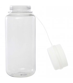 Botella deportiva de RPET con certificado RCS de 900 ml y con tapa multifuncion Ryder