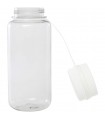 Botella deportiva de RPET con certificado RCS de 900 ml y con tapa multifuncion Ryder