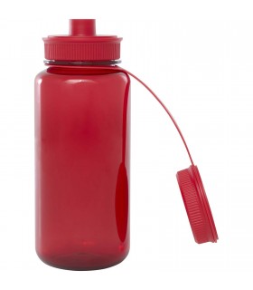 Botella deportiva de RPET con certificado RCS de 900 ml y con tapa multifuncion Ryder
