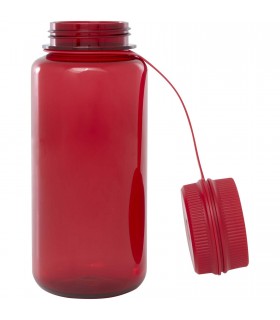 Botella deportiva de RPET con certificado RCS de 900 ml y con tapa multifuncion Ryder