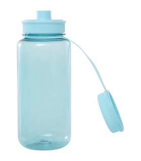 Botella deportiva de RPET con certificado RCS de 900 ml y con tapa multifuncion Ryder