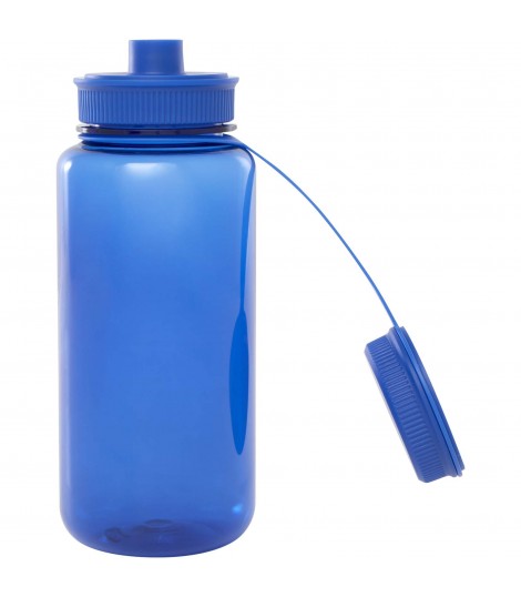 Botella deportiva de RPET con certificado RCS de 900 ml y con tapa multifuncion Ryder