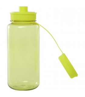Botella deportiva de RPET con certificado RCS de 900 ml y con tapa multifuncion Ryder