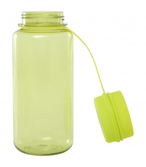 Botella deportiva de RPET con certificado RCS de 900 ml y con tapa multifuncion Ryder