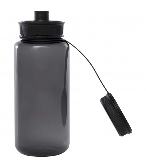 Botella deportiva de RPET con certificado RCS de 900 ml y con tapa multifuncion Ryder