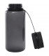 Botella deportiva de RPET con certificado RCS de 900 ml y con tapa multifuncion Ryder