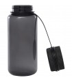 Botella deportiva de RPET con certificado RCS de 900 ml y con tapa multifuncion Ryder