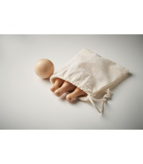 Mini juego de bolos de madera