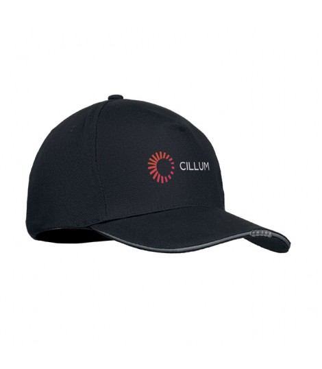 Gorra LED de 5 paneles 220gr
