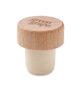 Tapon para botella de madera