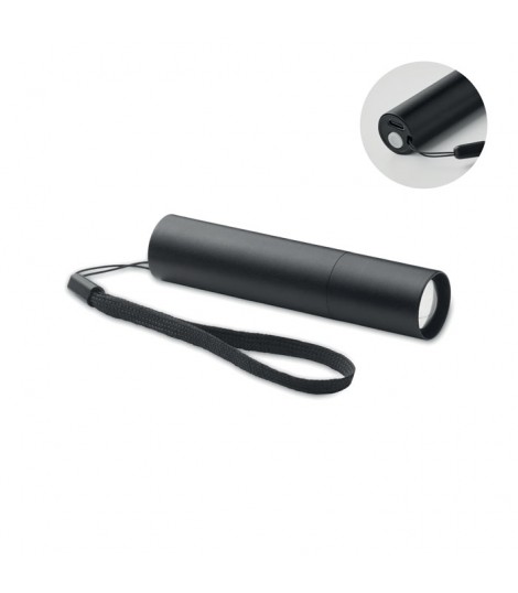Linterna recargable de aluminio