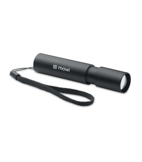 Linterna recargable de aluminio