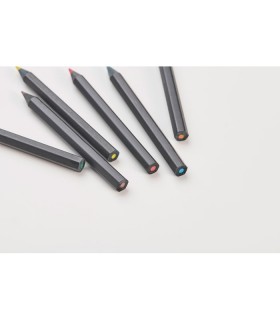 Estuche con 6 lapices de color