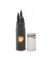 Estuche con 6 lapices de color