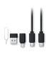 Set de cable 4 en 1 15W